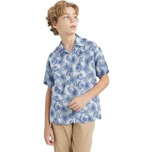 DeFacto jongens shirt, blauw, 7-8 Jaar