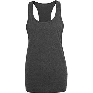 Build Your Brand Losse tanktop voor dames, charcoal, XL