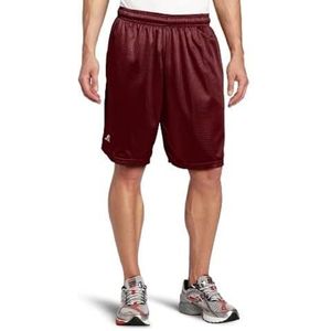 Russell Athletic Heren Mesh Short met zakken, Kastanjebruin, S
