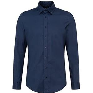 Seidensticker Heren 256272 Hemd, donkerblauw, 37