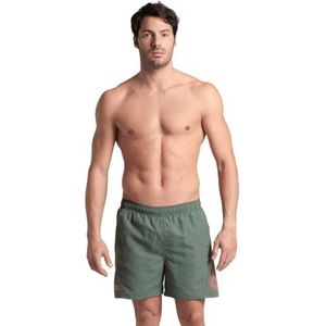 Arena Fundamentals Logo R Boxershorts voor heren, Sage-Fluo Red, XXL