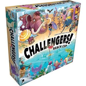 Asmodee - Z-Man Games – Challengers Beach Cup – Bordspellen – Kaartspellen – Interactief Deck Building spel – spelletjes voor volwassenen en kinderen vanaf 8 jaar – 1 tot 8 spelers – Franse versie