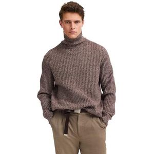 Bugatti - Coltrui - Bruin - Regular Fit - Grof Breisel van een Wolmix