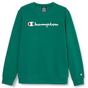 Champion Legacy Legacy American Classics B - Ultralight Powerblend Fleece Crewneck Sweatshirt, Groen AVT, 15-16 jaar Kinderen FW23, Verde Avt