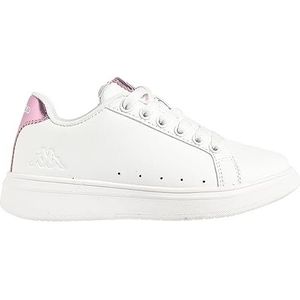 Kappa Isabel Junior Lace Sneakers, uniseks, volwassenen, Wit Roze, 38 EU