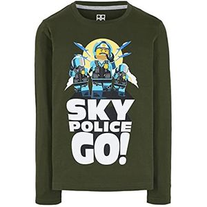LEGO T-shirt met lange mouwen voor jongens, donkergroen, 92 cm