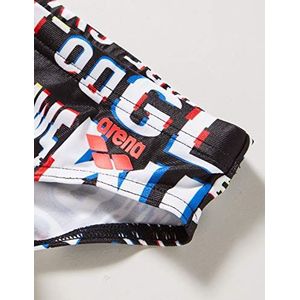 ARENA Jongens jongens slip zwembroek neon glitter zwembroek