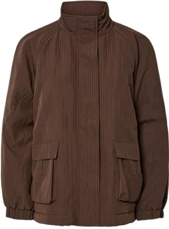 PIECES - PCJADE - Tussenjas - Chocoladebruin