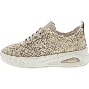 Rieker Dames N6409 Sneakers Low, beige, 40 EU