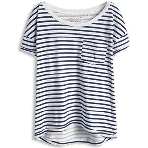 ESPRIT dames T-shirt oversized met strepen 074EE1K020