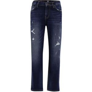 LTB Jeans Maggie X G Jeansbroek voor meisjes, hoge taille, mom fit jeans katoen met ritssluiting, maat 8 jaar/128 in medium blauw, Talila Safe Wash 54549, 128 cm