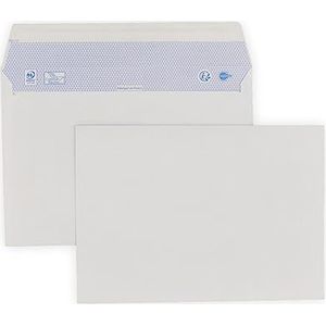 Envelop 50 A5 mail - C5 wit papier 90 g grootte 162 x 229 mm witte envelop met plakband sluiting