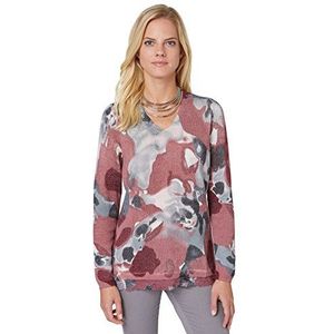 Bonita Dames geplateerde opdruk, lange mouwen pullover