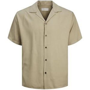 JPRCCAARON Tencel Resort Shirt S/S SN, Fields Of Rye/Fit: relax fit, S