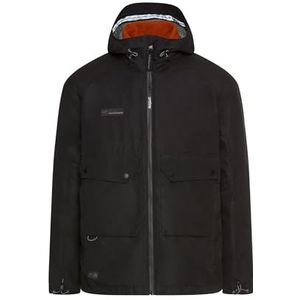 camel active texxxactieve jas met 2-in-1 functie - Maat menswear-S - Zwart