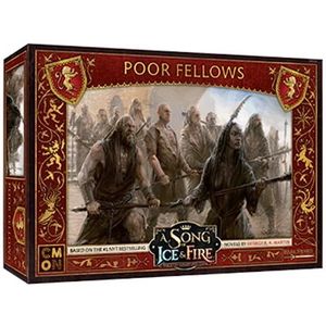 CoolMiniOrNot Inc , Lannister Poor Fellows Expansion: A Song Of Ice and Fire , Miniatures Game , Ages 14+ , 2+ Players , 45-60 Minutes Playing Time