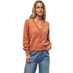 Minus DITA-gebreide gebreide gebreide cardigan voor dames, Sunbaked Melange, XXL