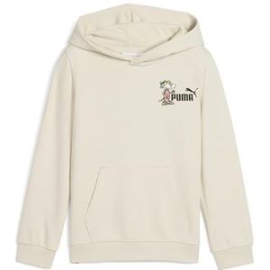 PUMA - Super PUMA Hoodie - Blauw - Katoen - Voor Kinderen 4-8 Jaar