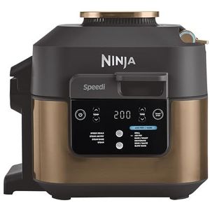 Ninja ON400EUCP Speedi Rapid Cooking System & heteluchtfriteuse, 5,7 l, koper/zwart