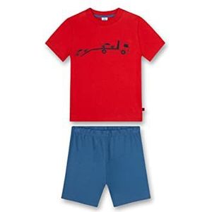 Sanetta Jongens 233110 Pyjamaset, Aurora rood, 98, Aurora Red, 98 cm