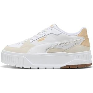 PUMA Dames Karmen II Idol Bold Elegance Sneaker, wit wit-Alpine sneeuw, 7.5 UK, Puma Witte PUMA Witte Alpine Sneeuw, 41 EU