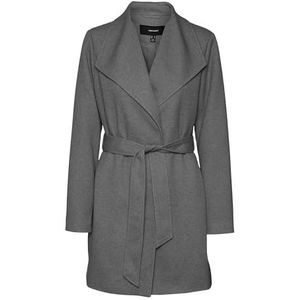 VERO MODA Vrouwelijke mantel, Medium grijs (grey melange), S