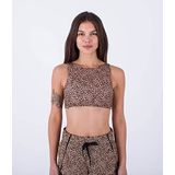 Hurley - Max Leopard - Bikinitop - Hoogsluitend - 2 Weg