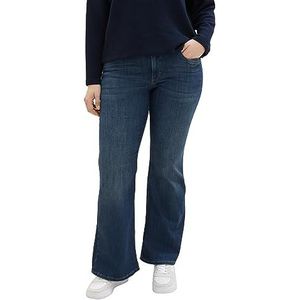 TOM TAILOR Dames Kate Narrow Bootcut Jeans, 10113-clean Mid Stone Blue Denim, 25W x 32L