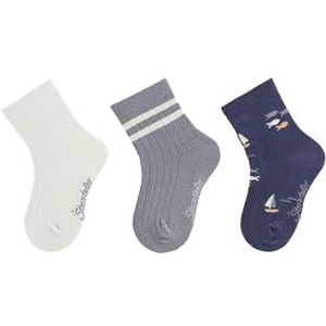 Sterntaler baby jongens sokken 3 vissen, lichtturquoise, 18 EU