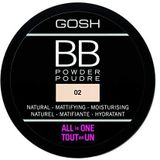 Gosh - Bb Powder 02 - Poeder - Lichte Dekking - Natuurlijke Look - Matte Afwerking