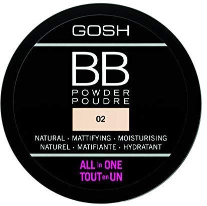 Gosh - Bb Powder 02 - Poeder - Lichte Dekking - Natuurlijke Look - Matte Afwerking