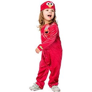 Rubie's Officieel Sesamstraat Elmo-kostuum voor baby's, babykleding, 3-6 maanden