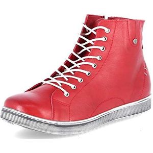 Andrea Conti Dames 0027913 hoge sneakers, Rood Chili 583, 39 EU