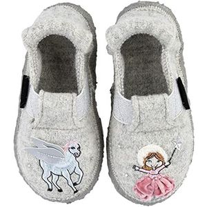 Nanga Ijs Princess Pantoffels voor meisjes, lichtgrijs, 23 EU