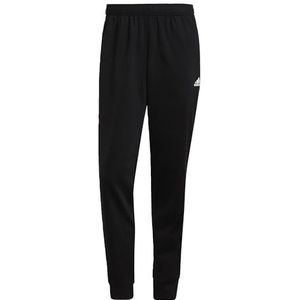 adidas Essentials Warm-Up Tapered 3-Stripes Tracksuit Bottoms, Heren, Black/White, M Tall