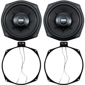 EARTHQUAKE Sound i82SWS 8"" ondiepe woofer systeem subwoofers onder de stoel met pakkingen, 2-ohm (paar)
