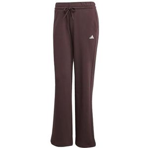 adidas - Sportswear - Sportbroek - Shadow Brown/White - Losjes Gesneden - Middelhoge Band