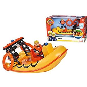 Simba - Brandweerman Sam Neptune, Boot, 20cm, met Penny actiefiguur, vanaf 3 jaar