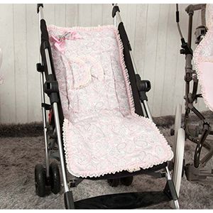 Babyline Caramelo Lichte mat voor kinderwagen, roze