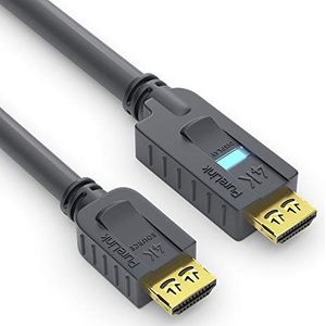PureLink PI2010 Actieve HMDI-kabel, High Performance (18 Gbps max 20 m, 10,2 Gbps max 30 m), HDR, 7,50 m, zwart
