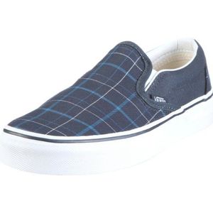 Vans U CLASSIC Slip-on VLYF4J1 Sneakers voor volwassenen, uniseks, Blauw Tmwovenplaid N, 44.5 EU
