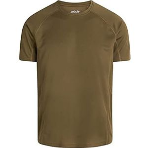 ZEBDIA Heren Sports S/S T-Shirt Army