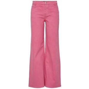 Jeans - Wide-Fit - Blauw - Katoen - Mid-Waist