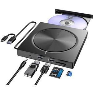 Externe cd-dvd-speler - USB 3.0 - Draagbare Optische CD DVD -/+RW Drive