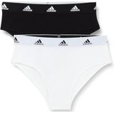 Adidas Sports Underwear Damesslips, Zwart/Medium Heather Grijs, XXL