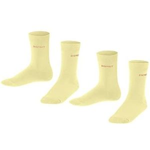 ESPRIT Unisex katoenen sokken voor kinderen (set van 2), geel (Margherita 1262), 6 Jahre