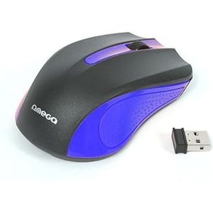 2,4 GHz, 1000 DPI, nano-USB, blauw, ideaal voor computer en dagelijks gebruik op kantoor of thuis.