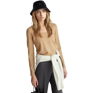 United Colors of Benetton Shirt G/C M/L, Beige, M