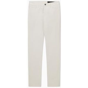 Armani Exchange Women's Essential, 5 zakken, tonale patch logo, jeans, wit, 28, Denim Wit, 28