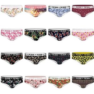 FREEGUN Surprise slipje voor meisjes, microvezel, willekeurig gekozen model (3 stuks), Roze, 8-10 Jaar